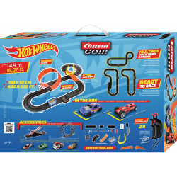 Carrera GO!!! - Автотрек Hot Wheels 4,9 м + 2 машинки 62552 / артикул   62552  / GTIN 4007486625525