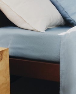 Наматрасник Zara Home хлопок, лён 100%, однотонный, 3110/900