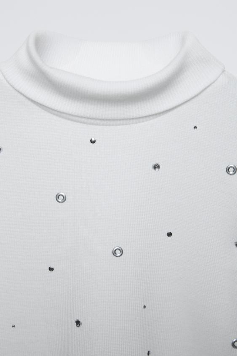 ZARA ЛОНГСЛИВ СО СТРАЗАМИ, БЕЛЫЙ