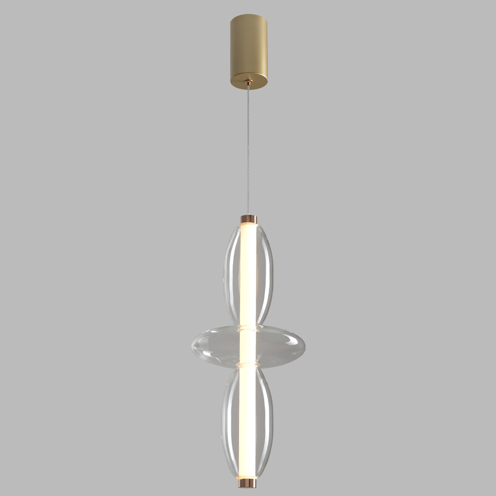 Светильник подвесной Crystal Lux QUASAR SP14W LED TRANSPARENT