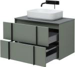 Тумба с раковиной Allen Brau Reality 1.32005.CGM 80 cement grey matt