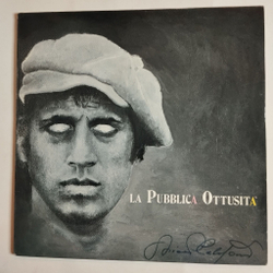 Винтажная виниловая пластинка LP Adriano Celentano La Pubblica Ottusita (Italy 1987)