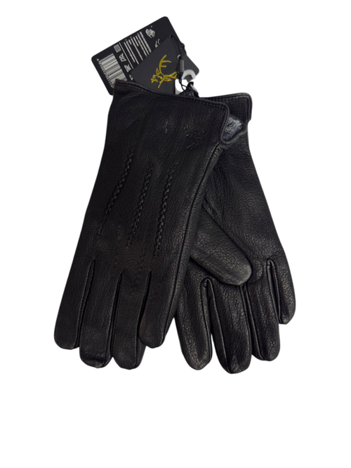 Перчатки. Мужские. Материал верха: Кожа оленя. Подклад: Плюш-флис. 5 шт в упаковке.