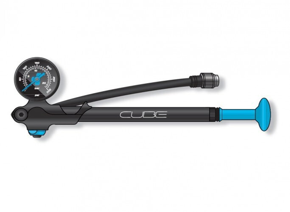 Насос CUBE Shock Pump black/blue
