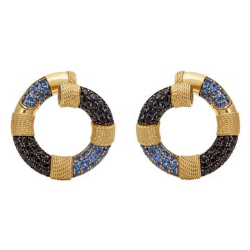 Серьги c Cапфирами, E0293-0/1