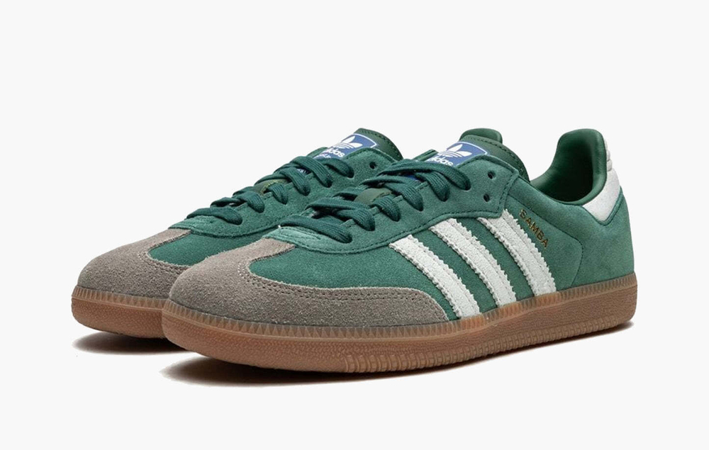 Adidas Samba OG "Collegiate Green Gum Grey Toe"