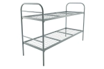 Кровать металлическая двухъярусная "Бюджет + 2", 90х190 см, сетка 100х50, 2 перемычки