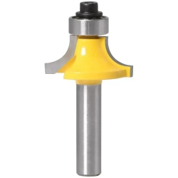 Фреза кромочная (калевочная) с нижним подшипником R 7,96 мм, хвостовик 6 мм.