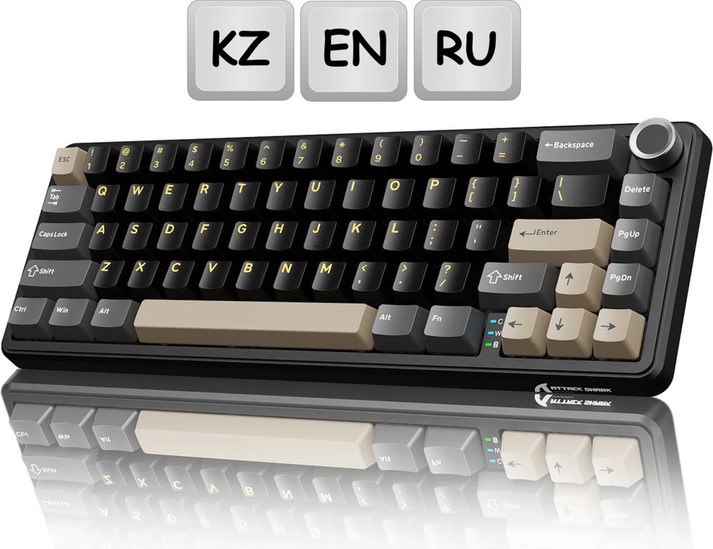 Клавиатура Attack Shark X66 черный Клавиатура Attack Shark X66 черный