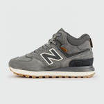 кроссовки New Balance 574 Mid Grey / White Wmns Winter