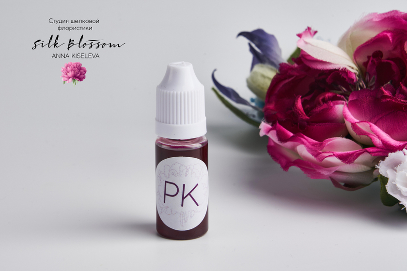 Анилиновый краситель для шелковой флористики фуксия (PK) 10 мл