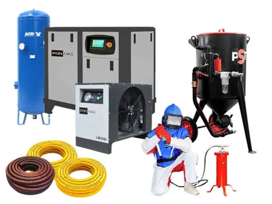 Напорный пескоструй | комплект "Стартовый"