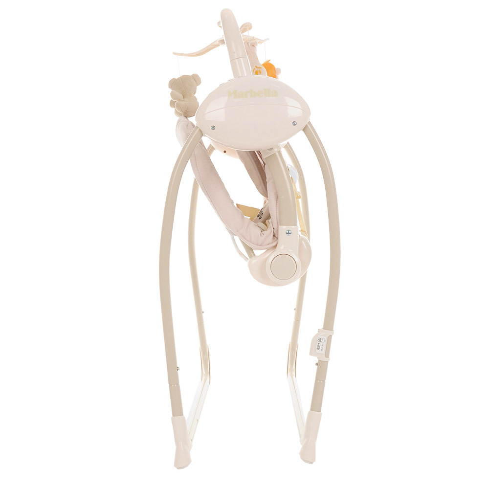 PITUSO электрокачели Marbella Beige/Бежевый Hippo пульт,MP3,моск.сеть,адаптер,71*66*77см