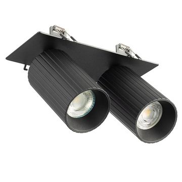 Спот поворотный встраиваемый 2*GU10 CL512D21R черный AXEL Citilux