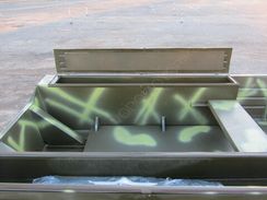 Алюминиевая моторно-гребная лодка Охотник 440Б