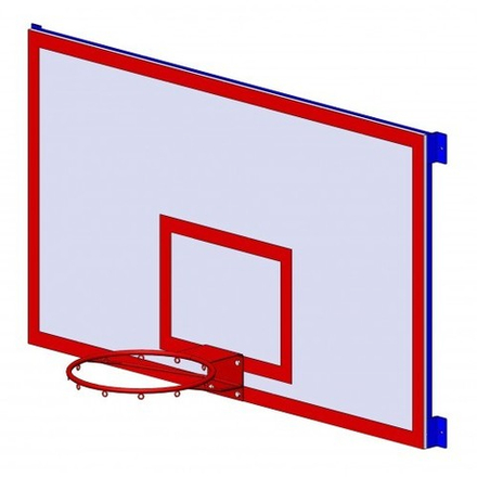 Щит баскетбольный игровой, фанера 15 мм, 1050 х 1800 мм