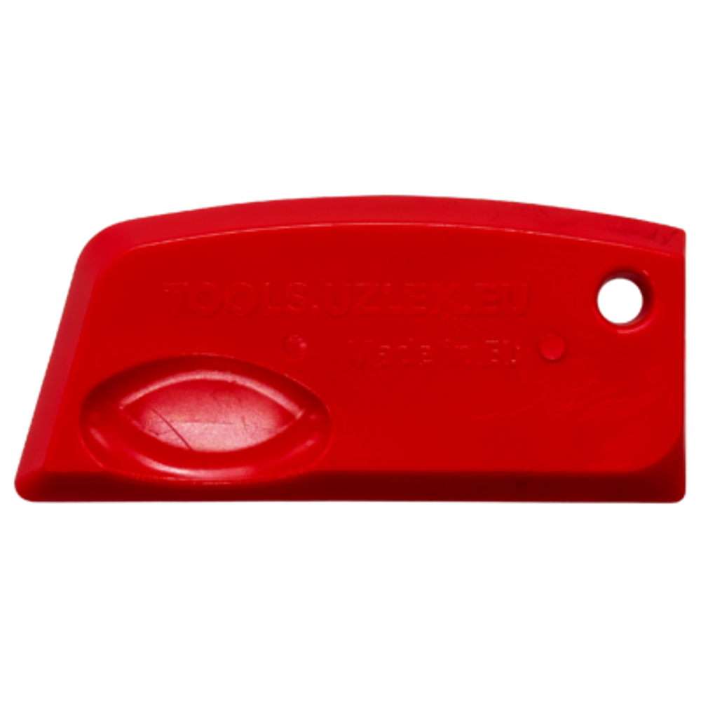 Uzlex Ракель для полиуретановых плёнок, красный, жёсткий