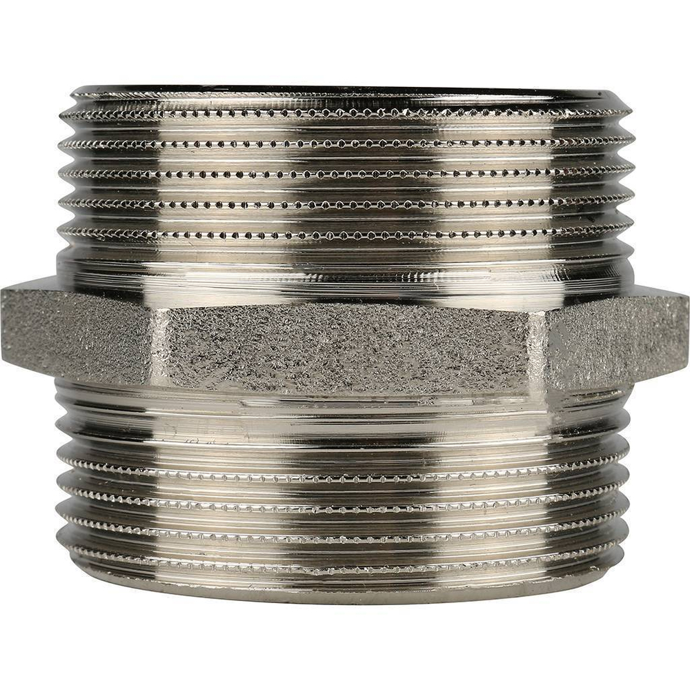 Ниппель STOUT никелированный 1 1/2" НР/НР