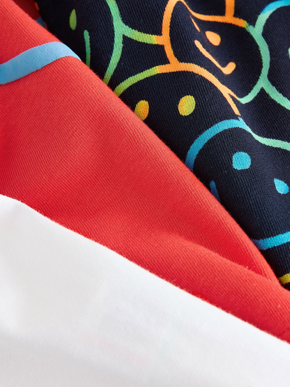 Футболка для мальчика Next E63-188, 3 шт., Черный, Белый, Красный