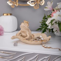 Подставка под бижутерию Лягушка Айвори