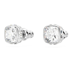 BIRTHSTONE:PE STUDS APR WHI/RHS