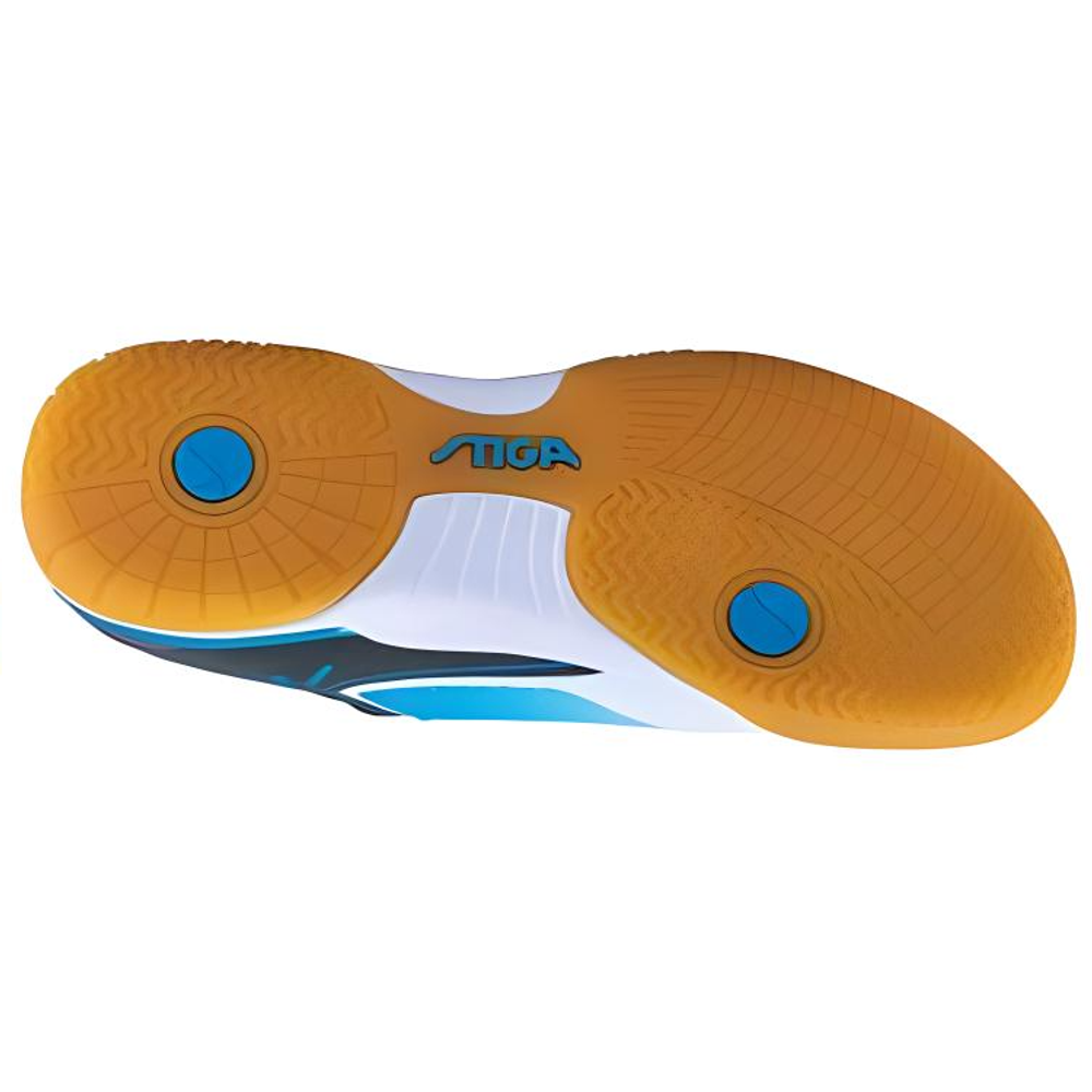 Stiga Slip Resistant Abrasion Resistant Function Classification Low top Table Tennis Shoes Unisex Blue White