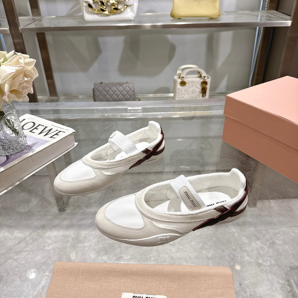 Miu Miu Gymnasium Ballerinas (3 colors)