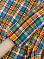 Хлопок фланель Grandi & Rubinelli в разноцветную клетку