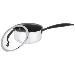 КОВШ С КРЫШКОЙ 1,4Л "IRON CHEF" AGNESS 16*7,5СМ ТЕХНОЛОГИЯ 3-PLY, НЕРЖ.СТАЛЬ 18/10