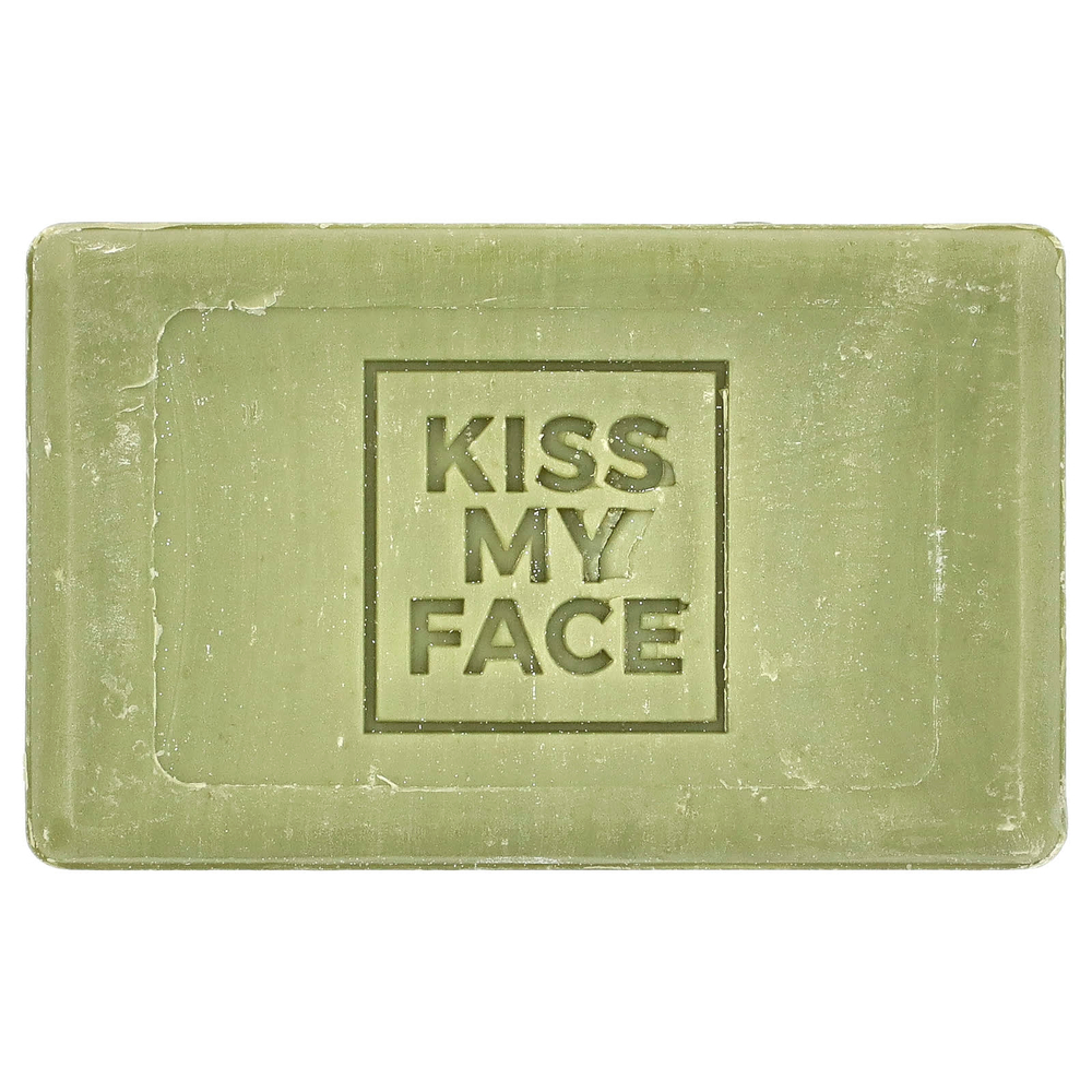 Kiss My Face, мыло с чистым оливковым маслом, без отдушек, 3 бруска по 115 г (4 унции) каждый