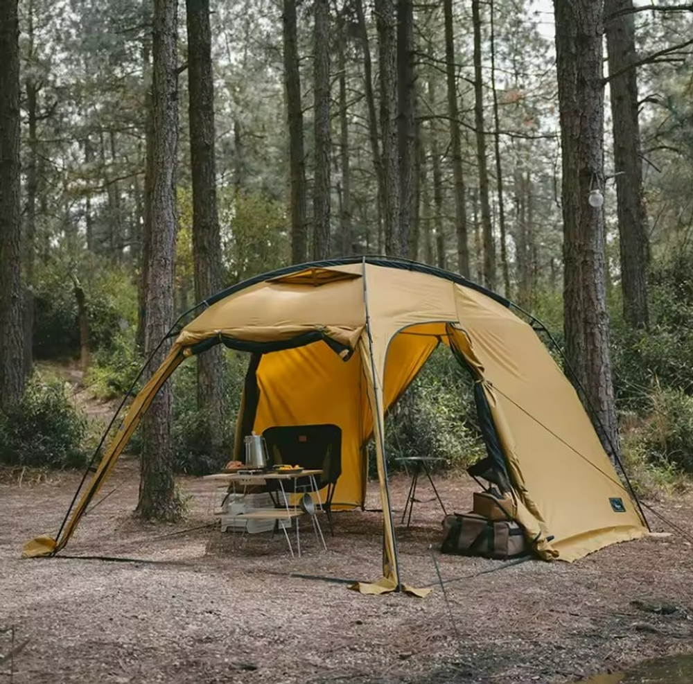 Палатка Naturehike Dune 7.6, 2-местная, коричневая