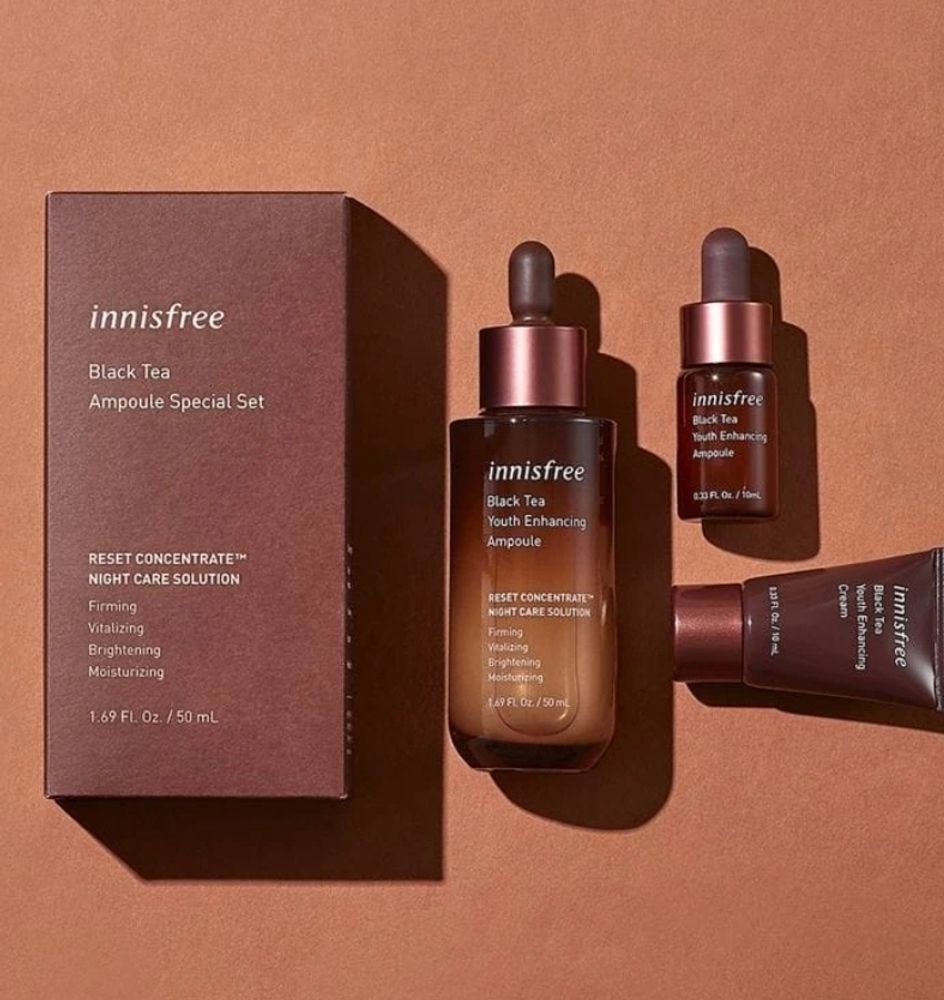 Innisfree Black Tea Ampoule Special Set 2 200 J JKoreanCosmetic