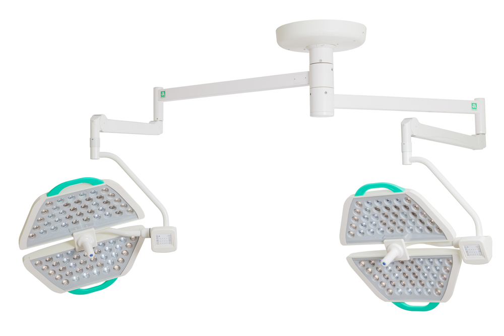 Потолочный двухблочный светодиодный операционный светильник Паналед-140/140