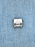 Значок автобус ПАЗ 3205 белый