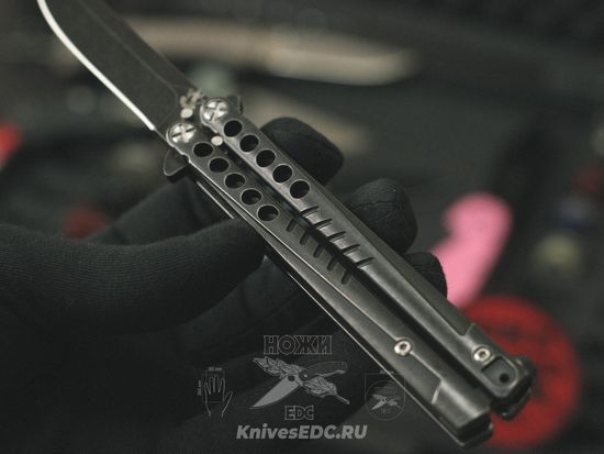 Складной нож бабочка STEELCLAW Секиро-02 c клинком из стали D2, рукоять Stainless Steel