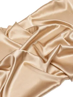 Шелк натуральный с эластаном, Италия, телесный