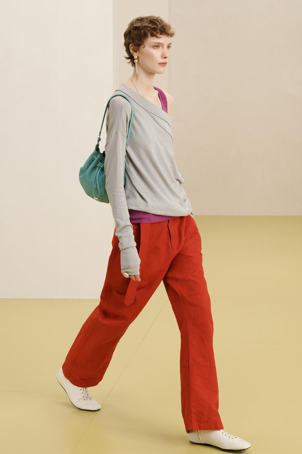 ZARA КОЖАНАЯ МИНИ-СУМКА ЧЕРЕЗ ПЛЕЧО, СИНИЙ