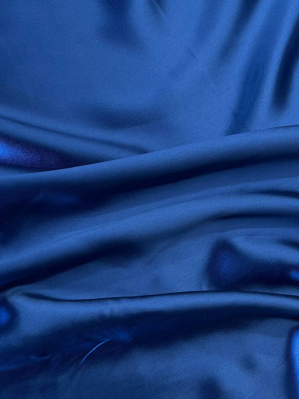 Вискоза с п/э синяя