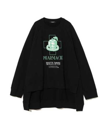 UNDERCOVER x BRIGITTE TANAKA ТОЛСТОВКА ЧЕРНАЯ PHARMACIE