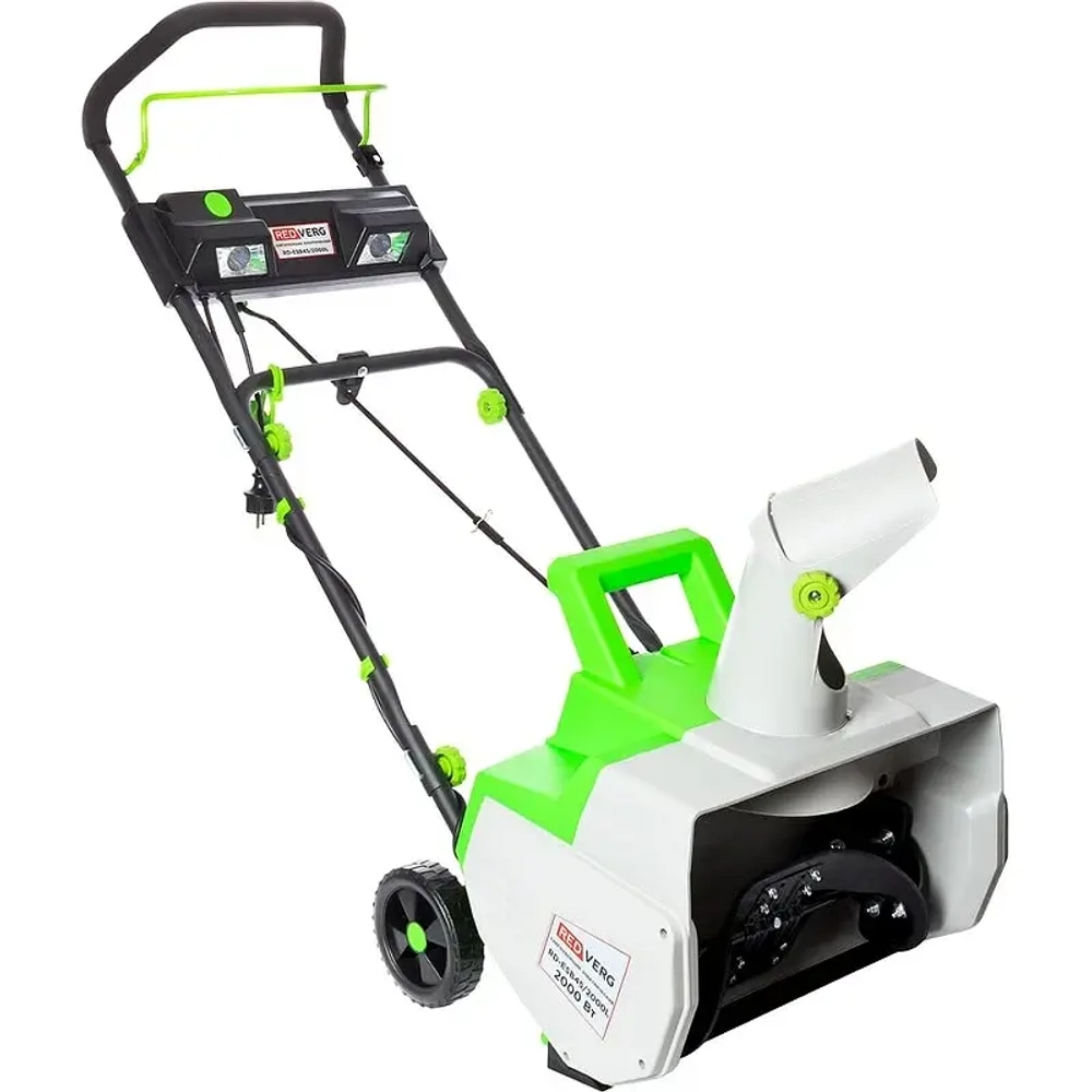 Redverg RD-ESB45/2000L снегоуборщик электрический 2000Вт, ширина 45 см, выброс 9 м
