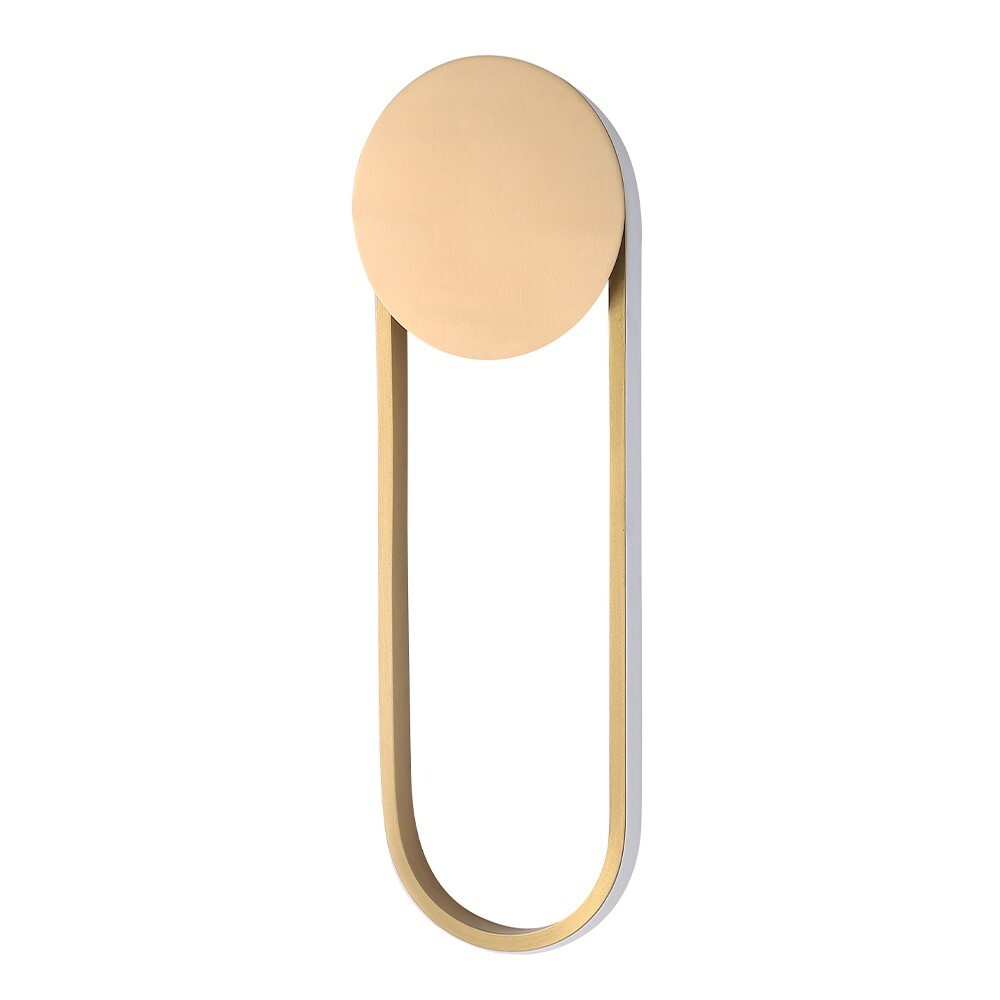 Настенный светодиодный светильник Crystal Lux NINA AP18W LED BRASS
