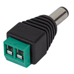 Разъем ЭРА R-DC01 DC питания штекер 2.1х5.5 с клеммной колодкой упаковка 50 шт | Разъёмы, переходники, ТВ делители