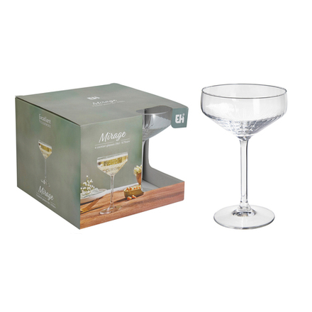 Набор из 4 бокалов для коктейля Mirage 300 мл