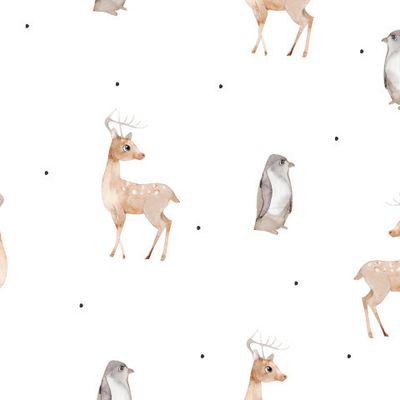 Олень и пингвин