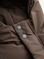 Куртка утепленная с капюшоном для мальчика Next 414-107, Коричневый