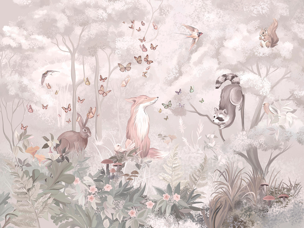 Дизайнерские обои Wall Street Fauna