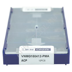 Пластина твердосплавная ISO VNMG160412-PMA ACP20E AHNO по стали, получистовая