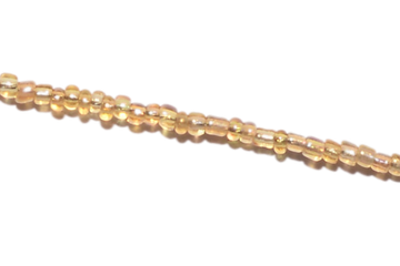 Цепочка бисер бежевая перламутр 19, 60 см