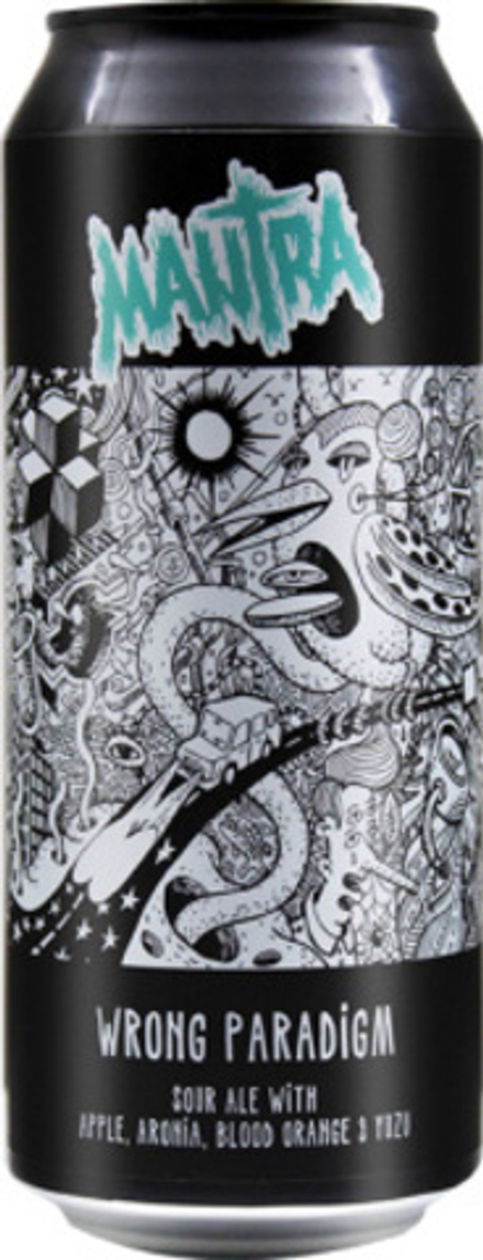 Пиво Мантра Ронг Парадигм Эппл Арония Блад Орандж Юзу / Mantra Wrong Paradigm Apple Aronia Blood Orange Yuzu 0.5 - банка