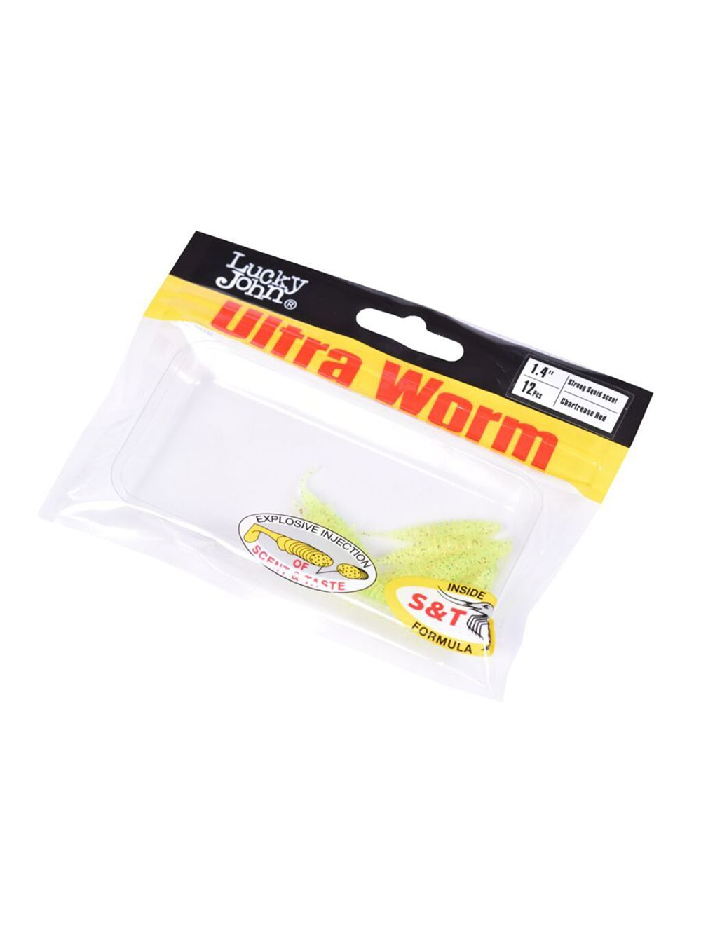 Слаги съедобные искусственные LJ Pro Series TRICK ULTRAWORM 2,0in (05.00)/S21 9 шт. в упак.